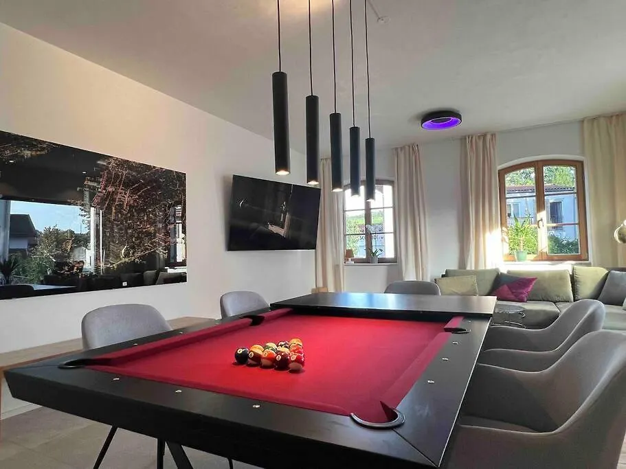 4Younic Billard * 2 Bedroom * 75-Zoll Tv * Boxspringbett Glonn 0*,
